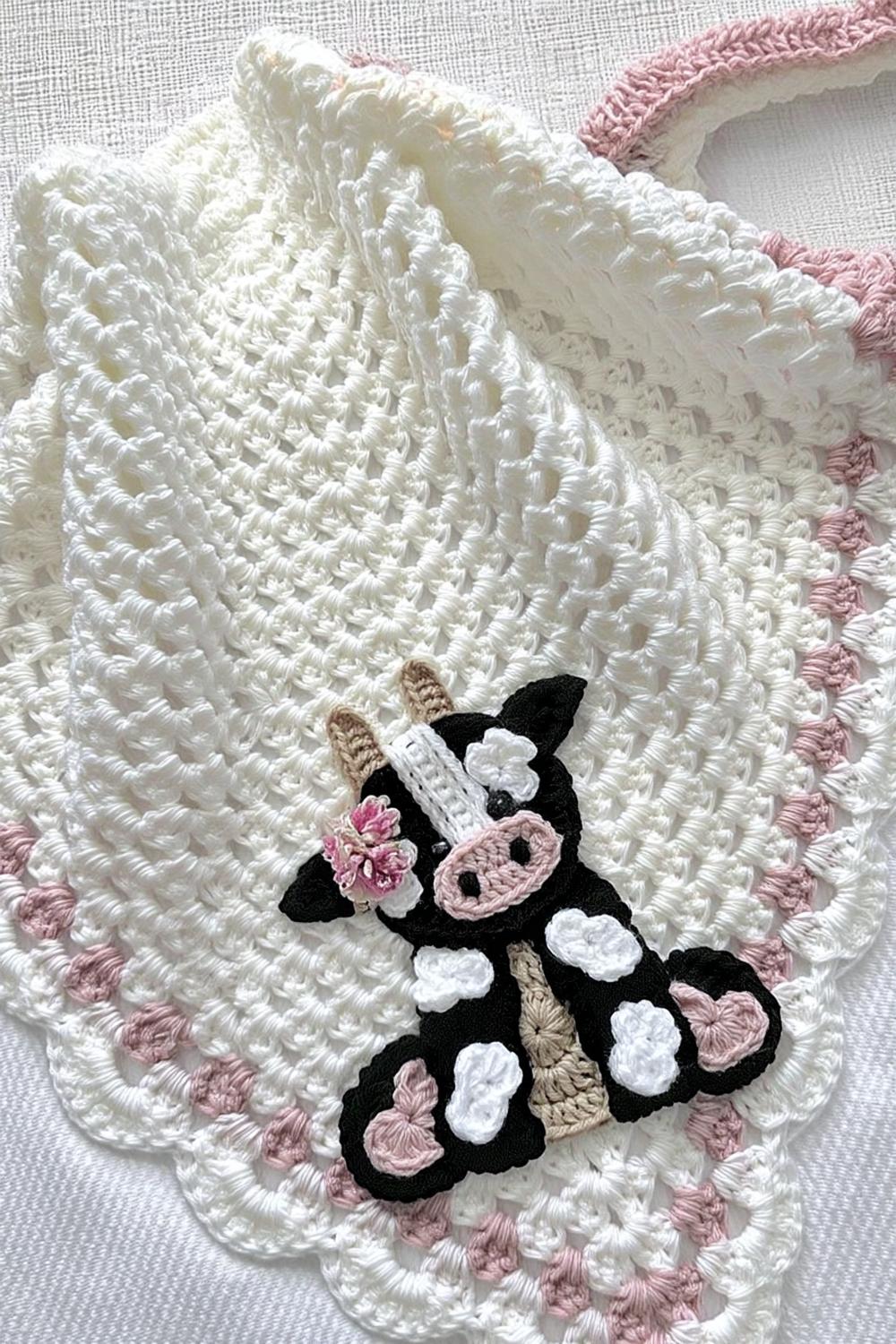 Cow Applique Charm