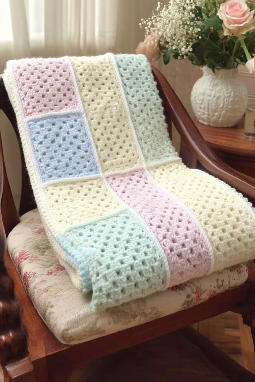 Pastel Rainbow Squares