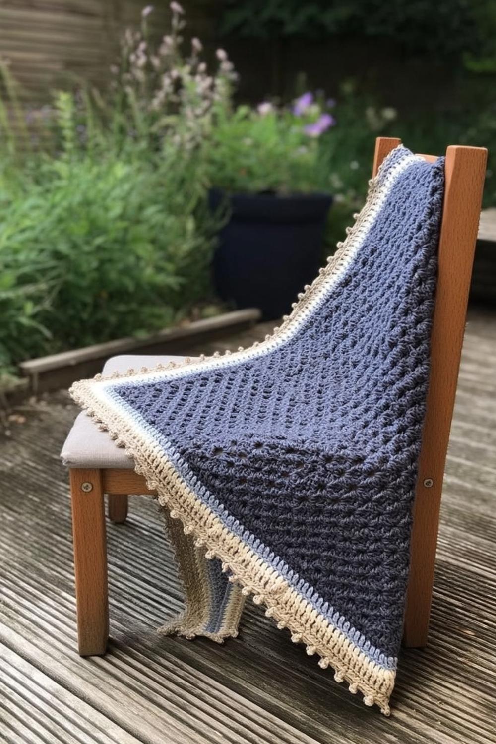 Periwinkle Lace Border