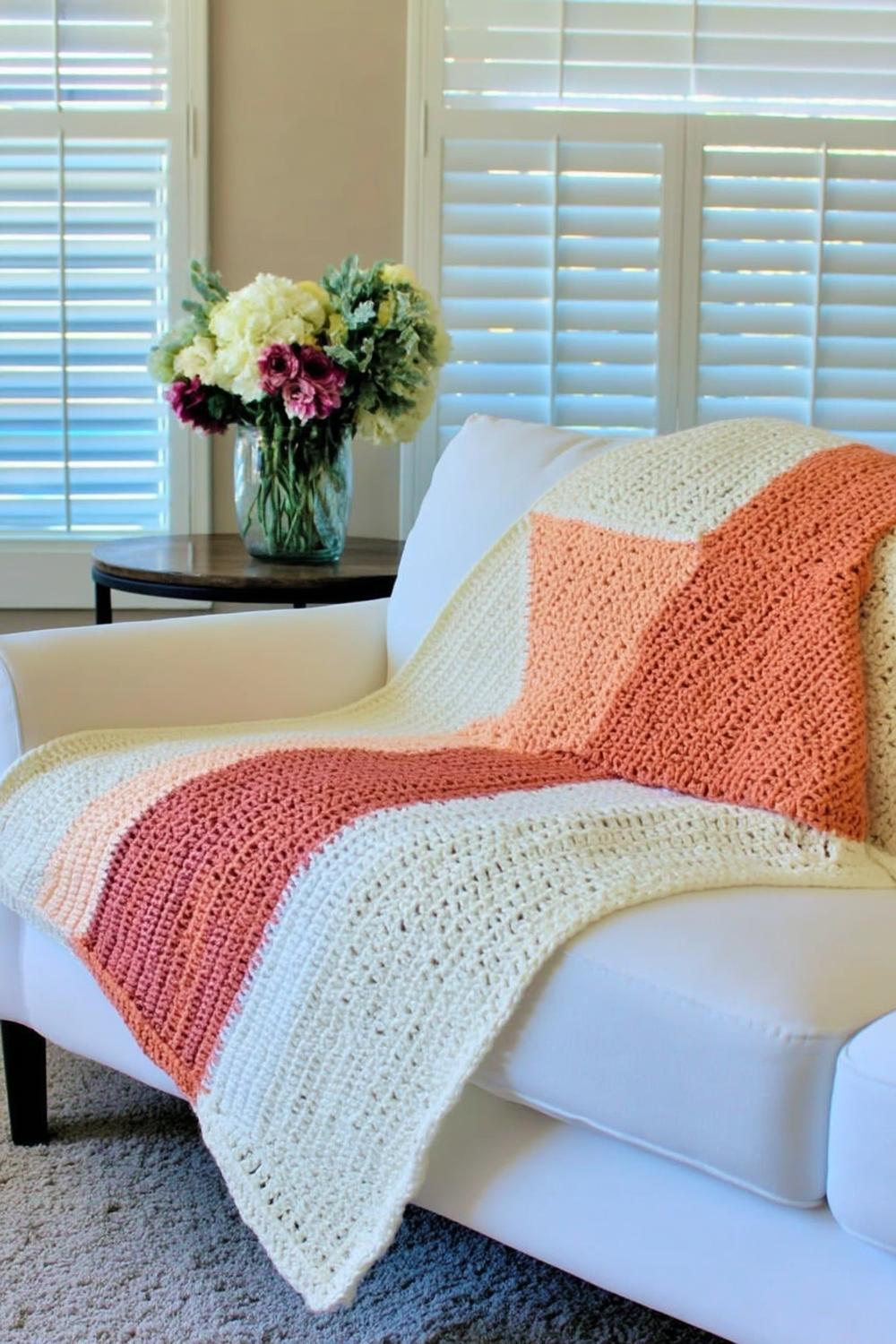 Coral Striped Sophistication