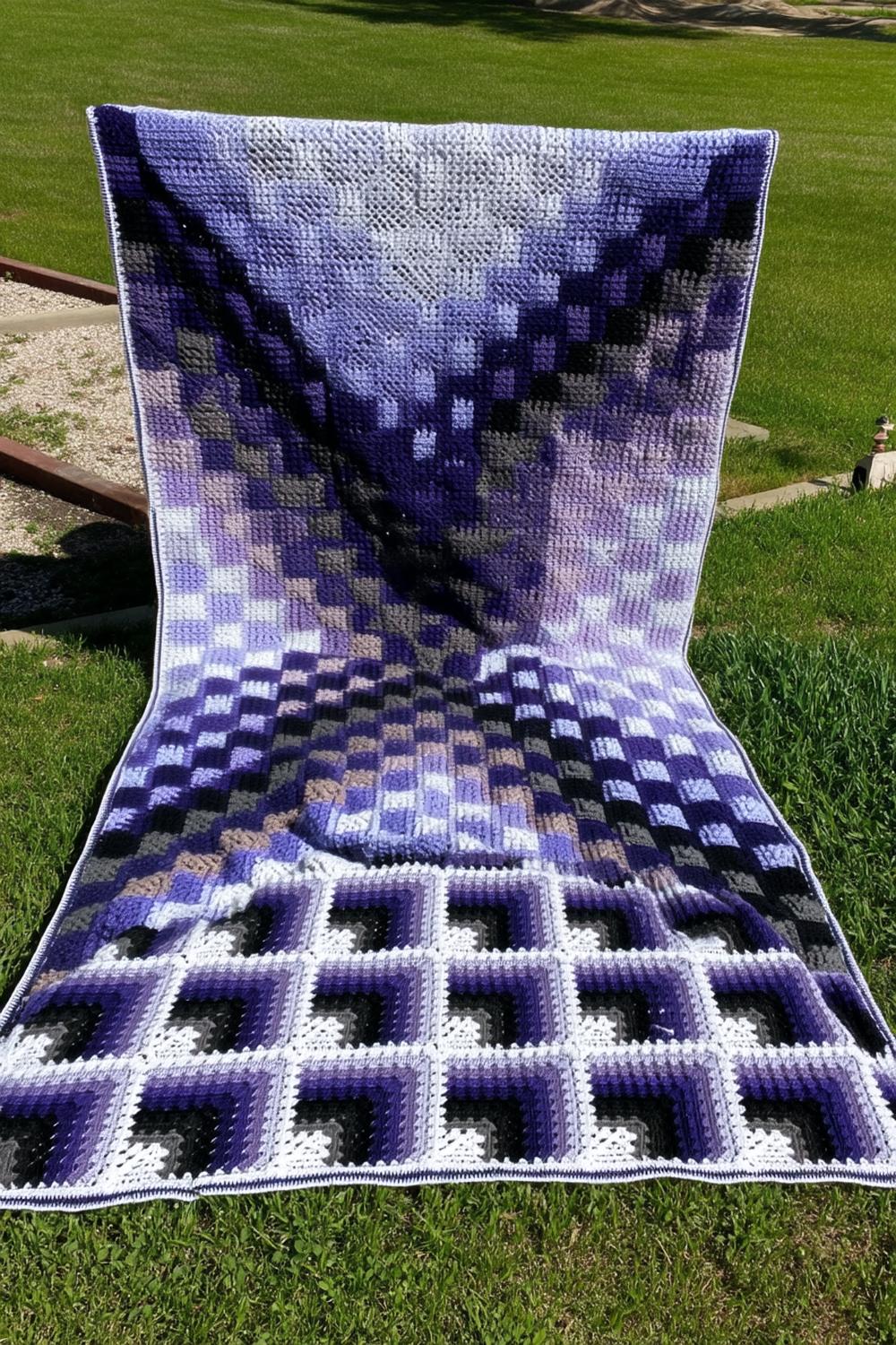 Purple Pixel Art