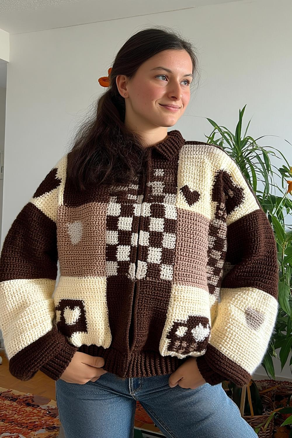 Cozy Brown Geometric Patterns