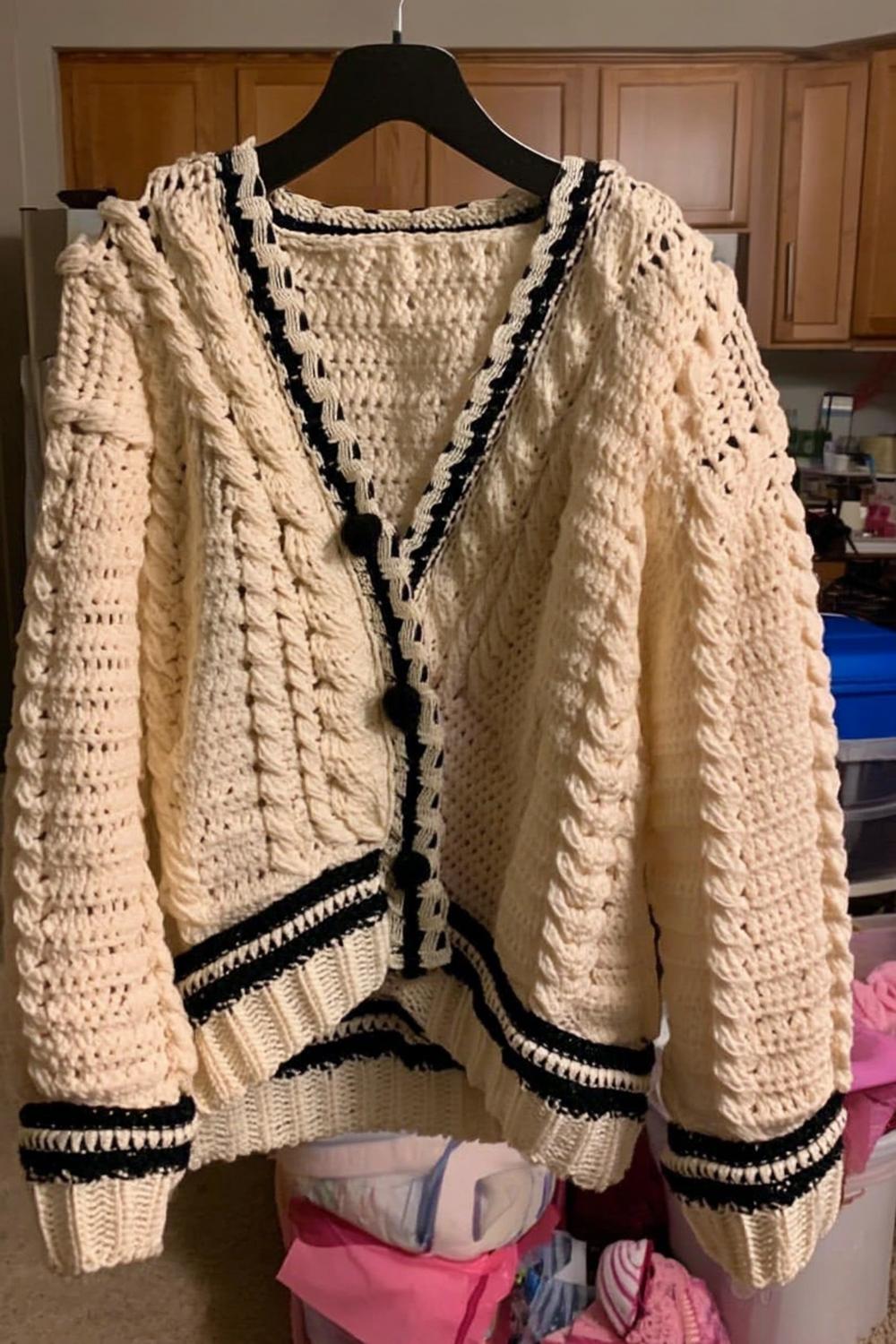Cream Cable Knit Elegance