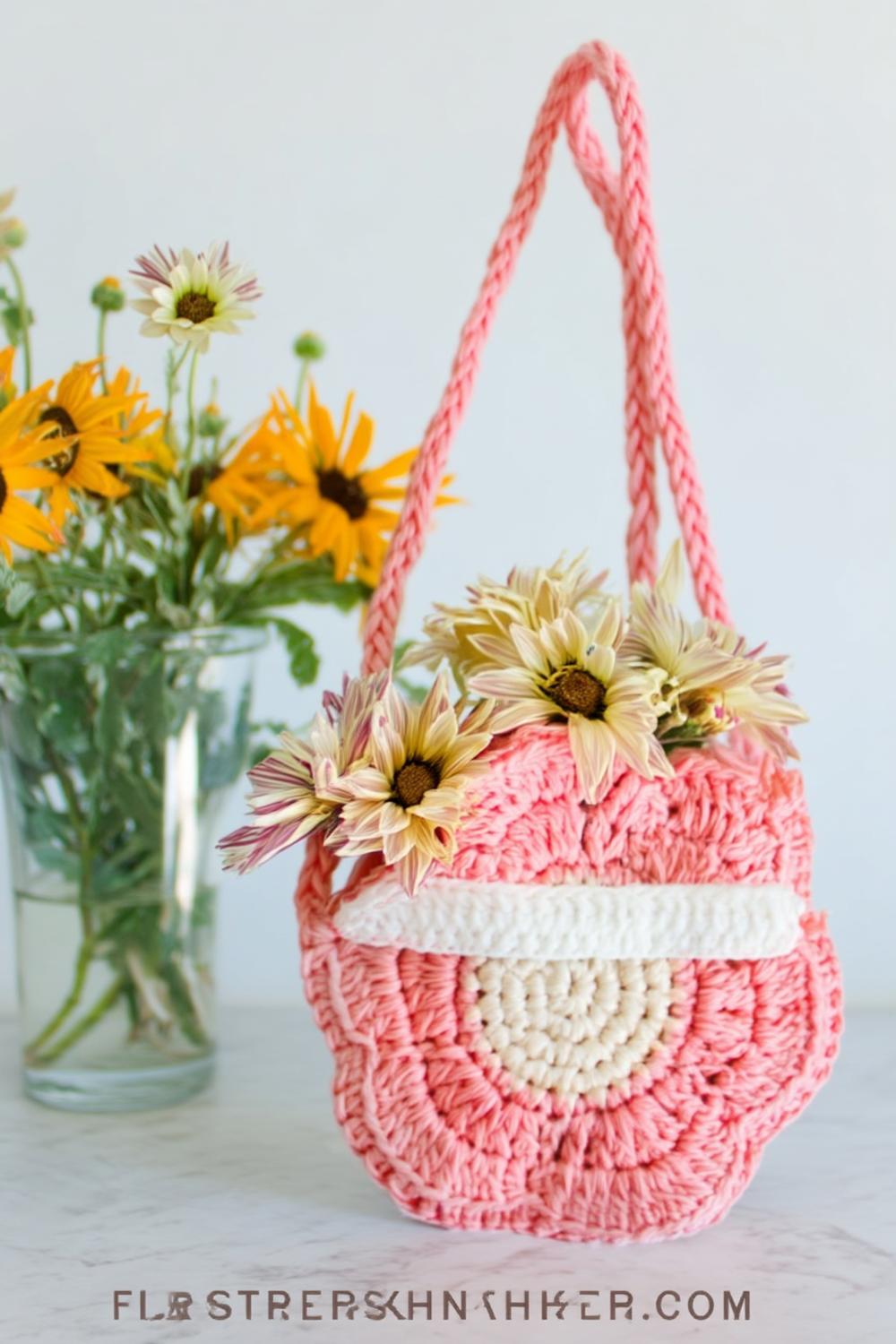 Coral Market Bag