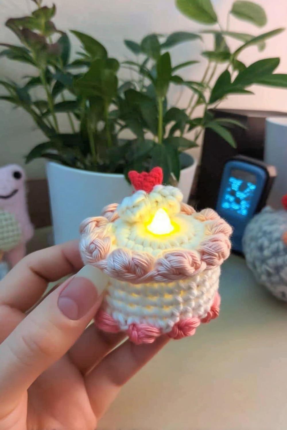 LED Birthday Cake