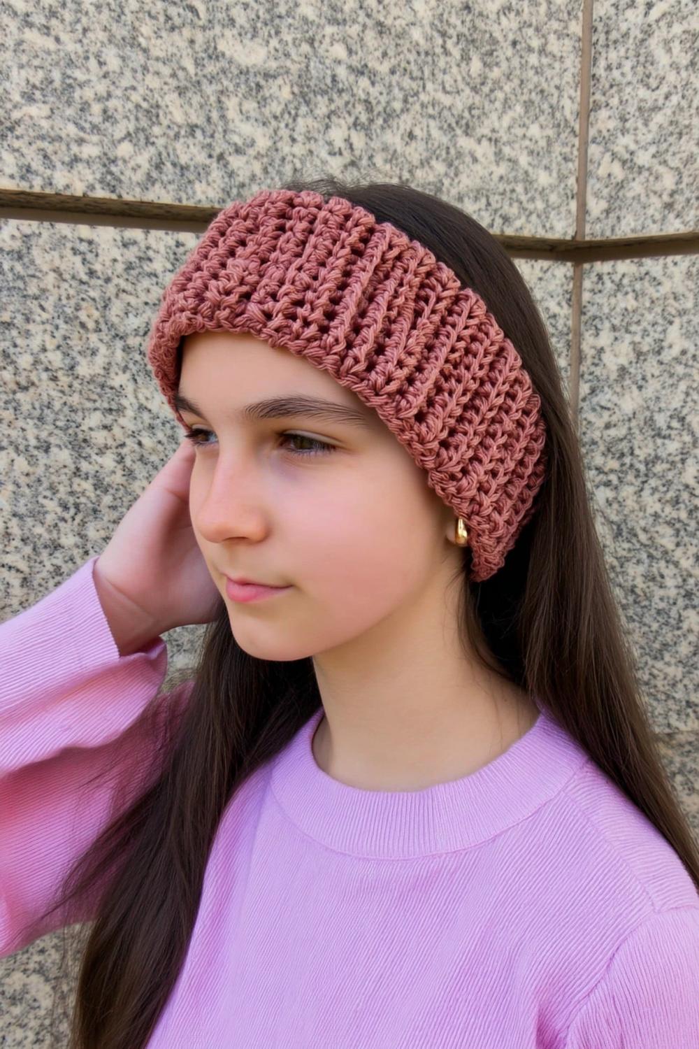 Textured Rose Headband