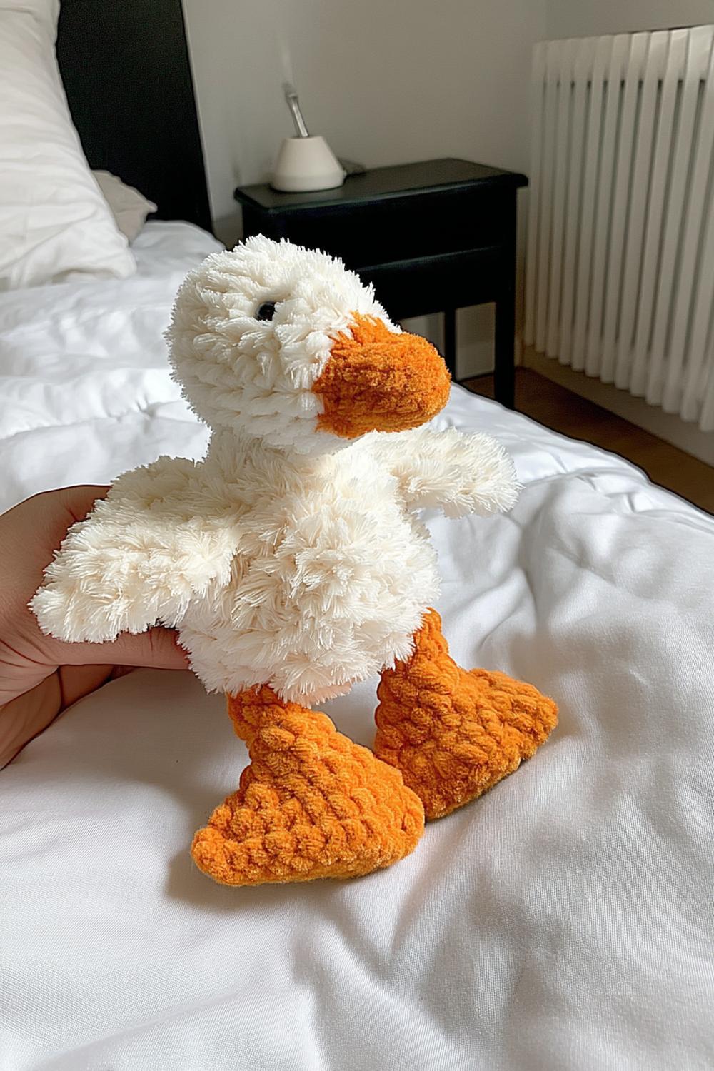 Fluffy White Duck