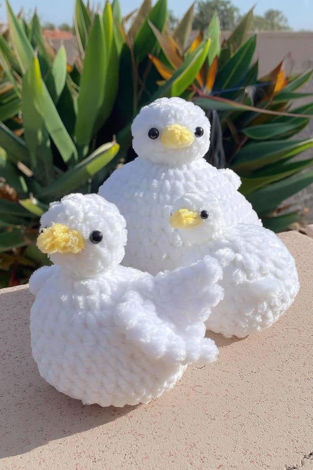 Fluffy White Ducklings