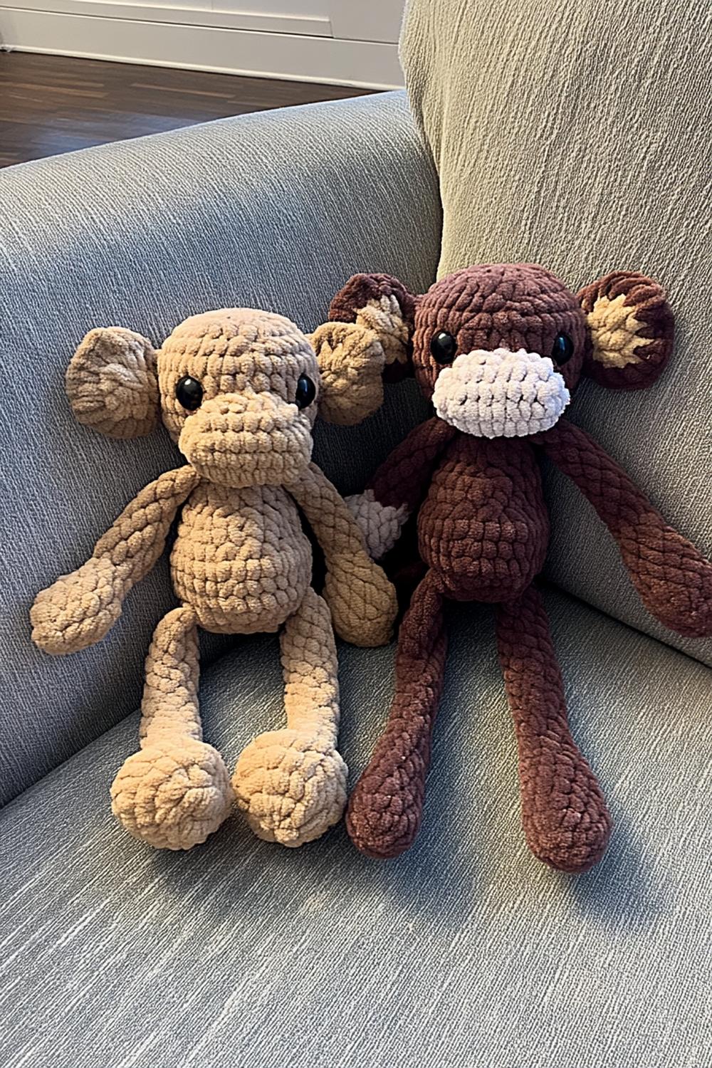 Playful Monkey Pair