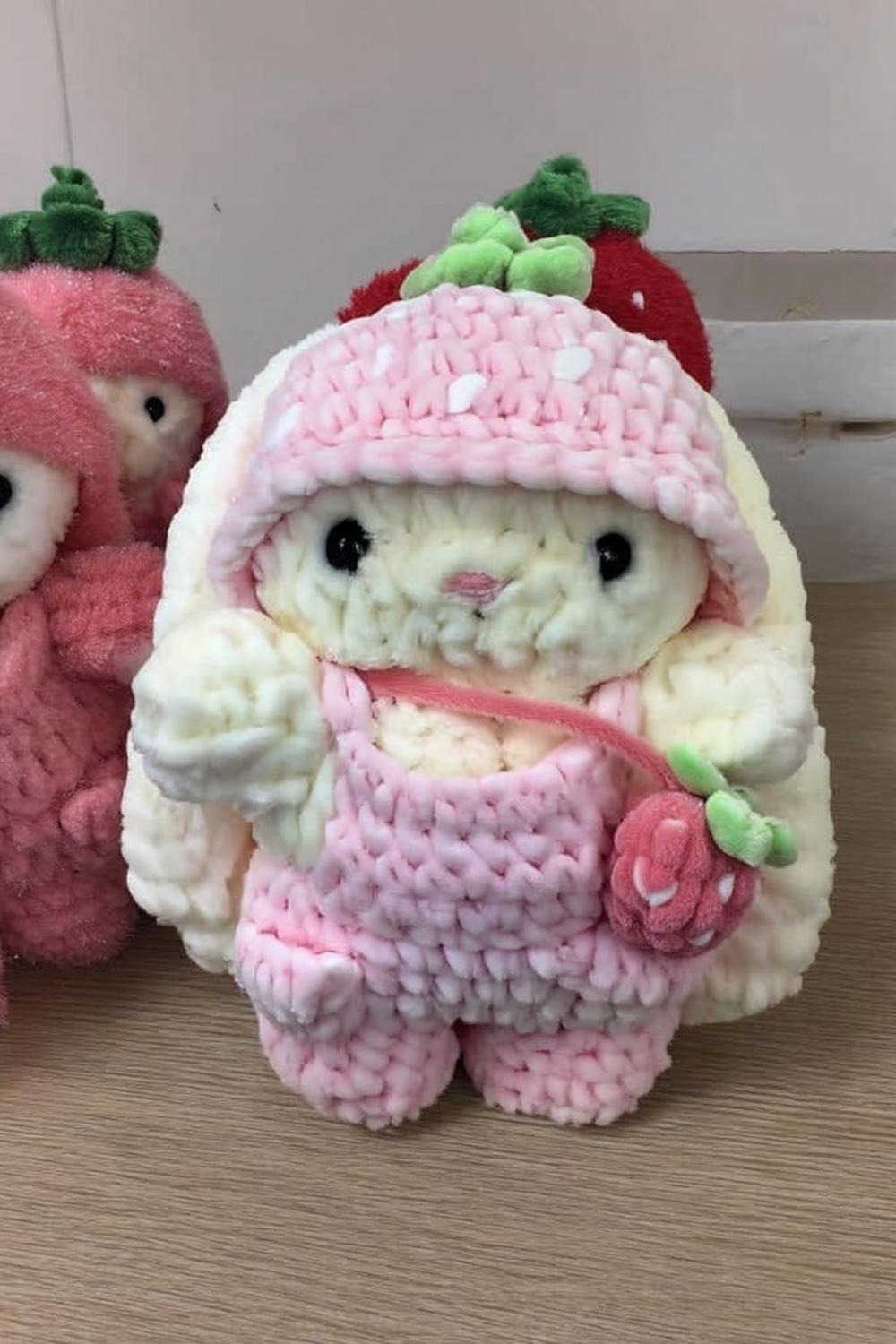 Strawberry Bunny Backpack