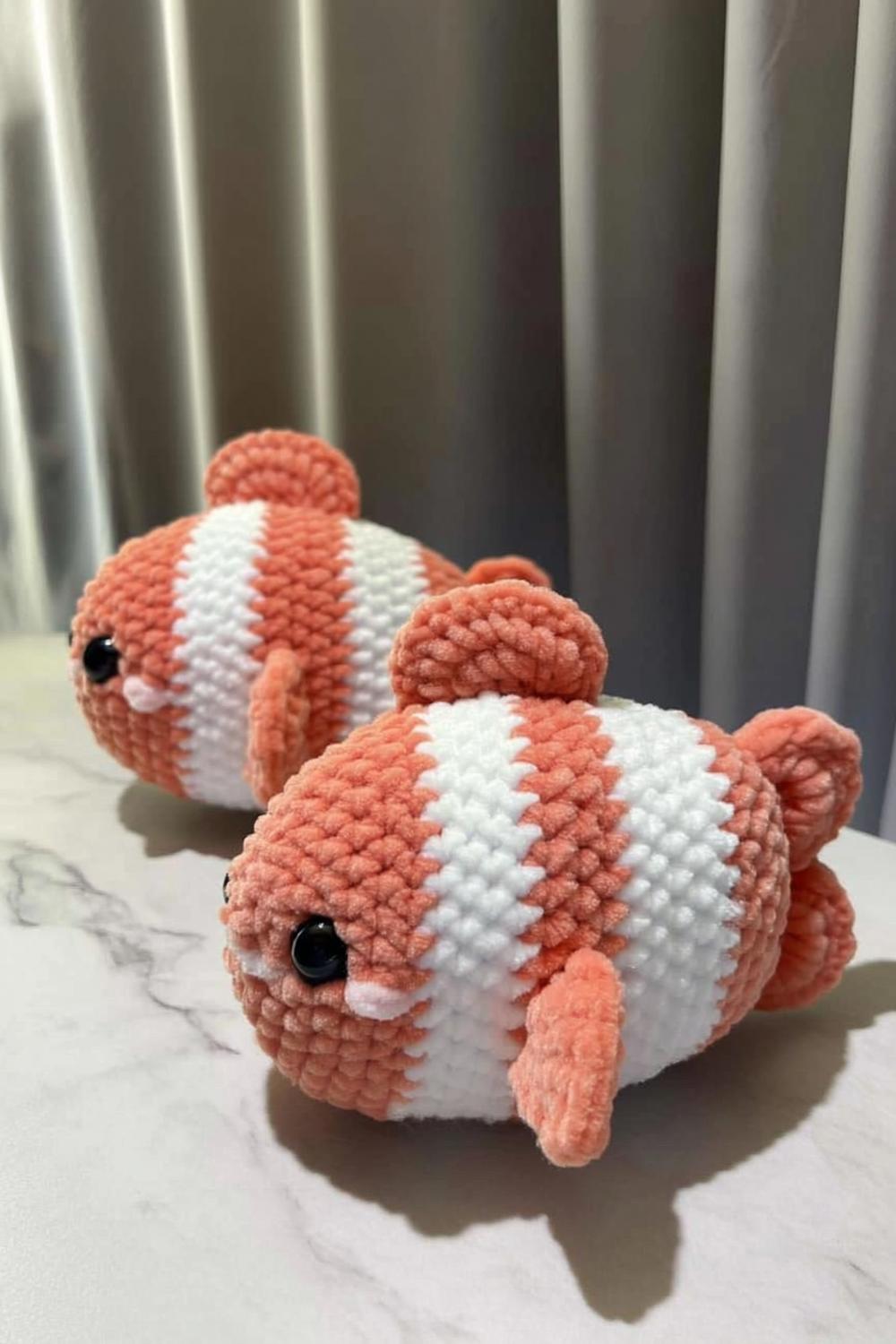 Striped Clownfish Pair