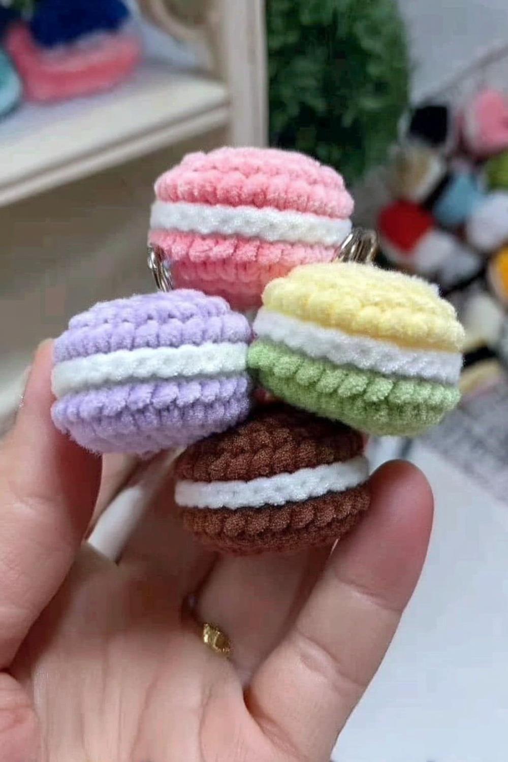 Sweet Macaron Keychains