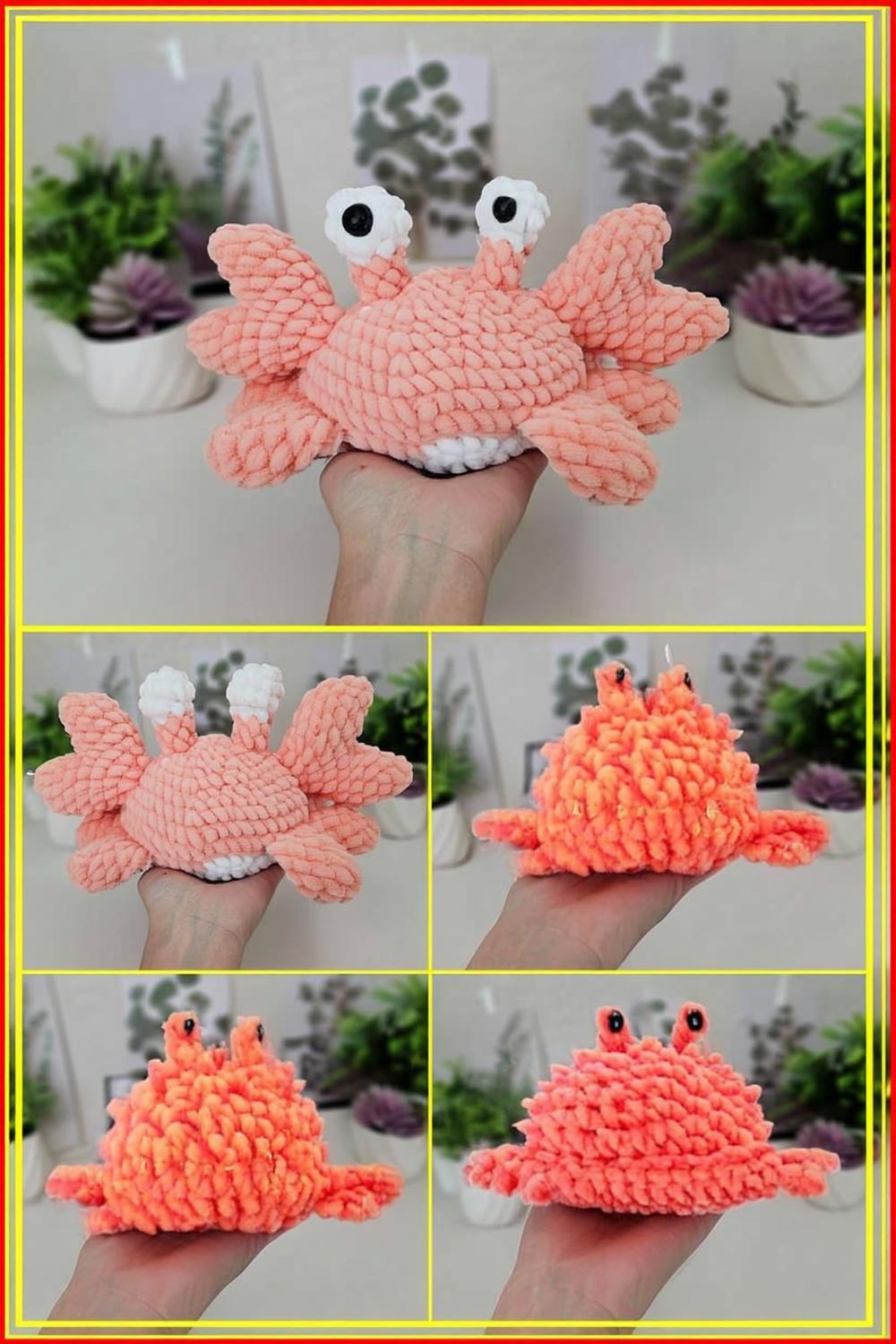 Adorable Crab Amigurumi