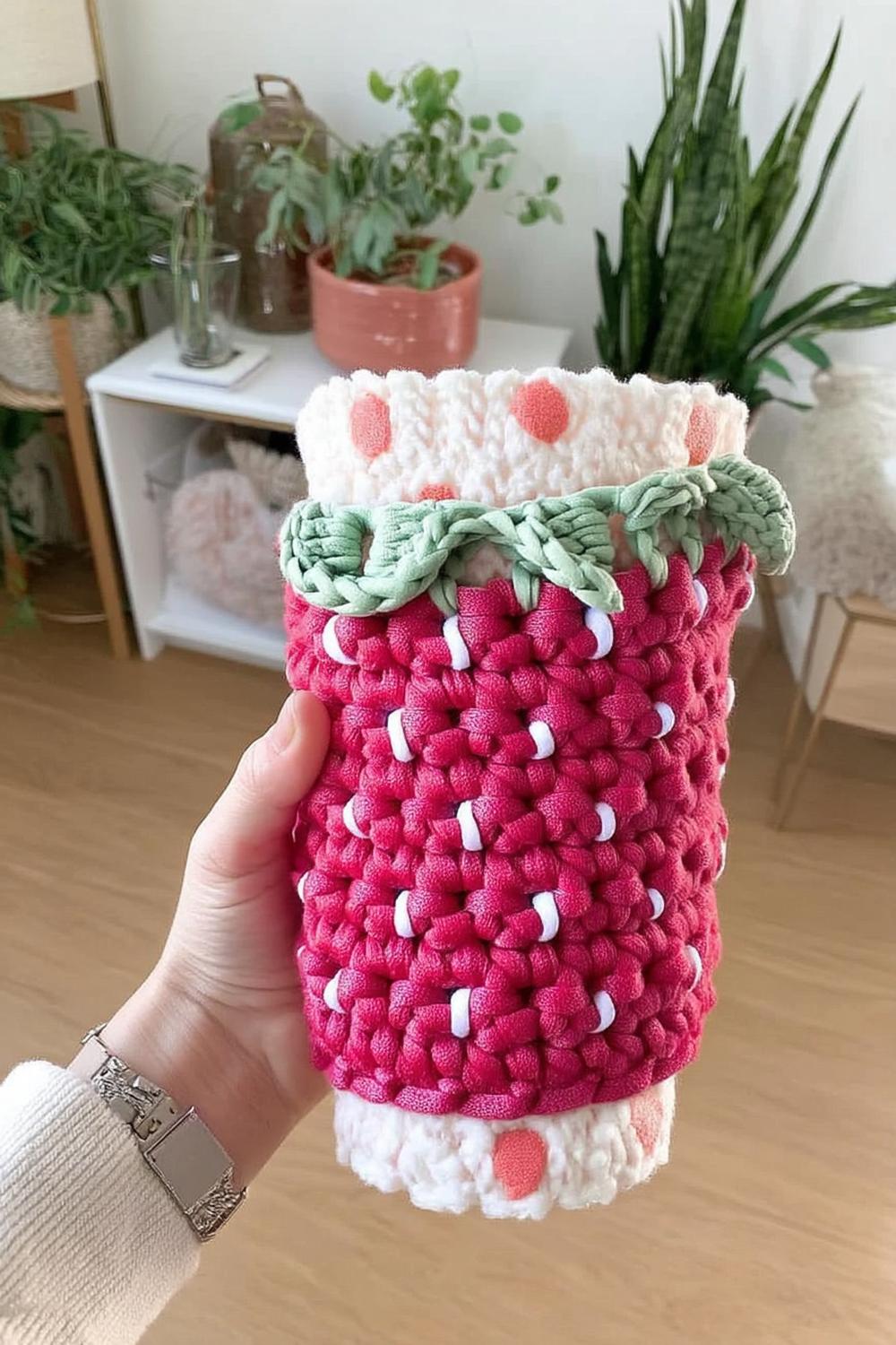 Strawberry Drawstring Pouch