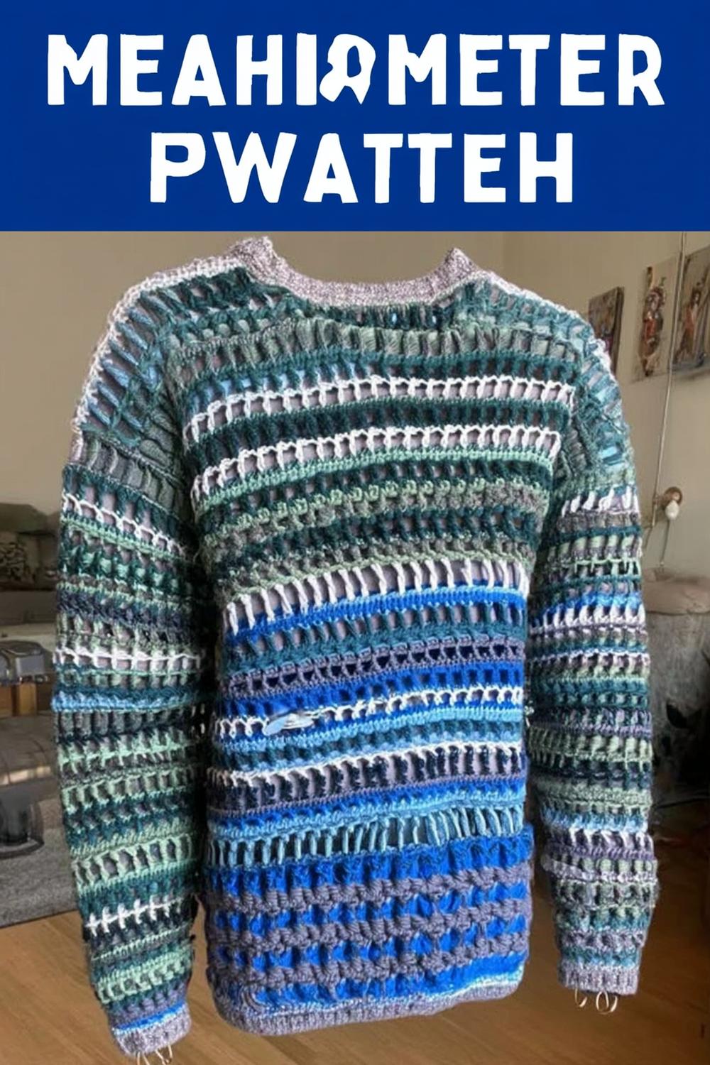 30 Beautiful Crochet Sweater Designs & Tutorials