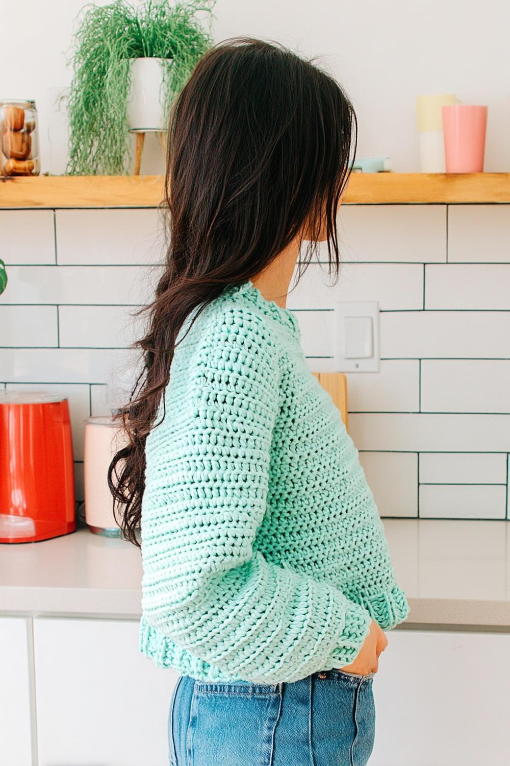 30 Beautiful Crochet Sweater Designs & Tutorials