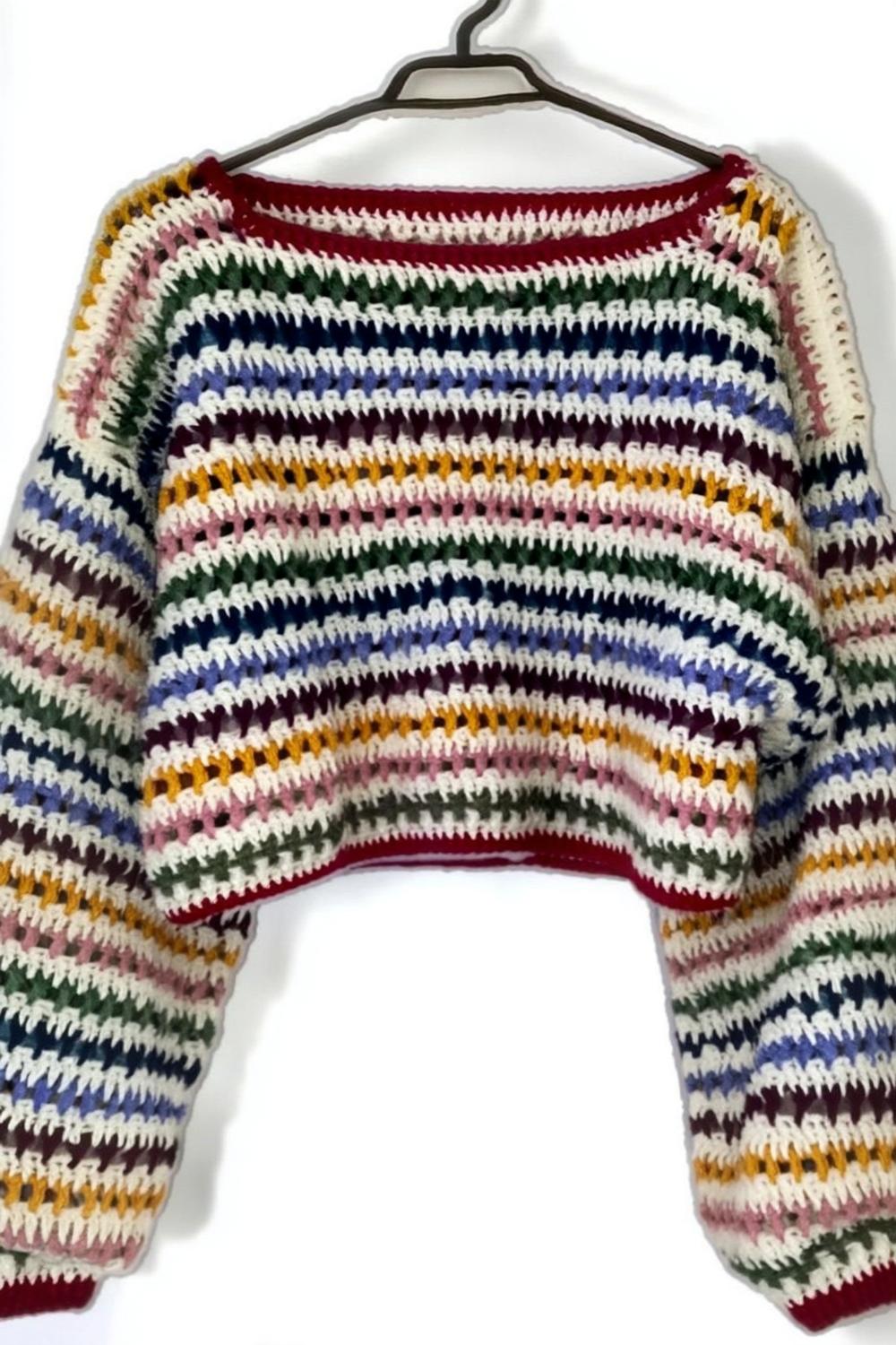30 Beautiful Crochet Sweater Designs & Tutorials