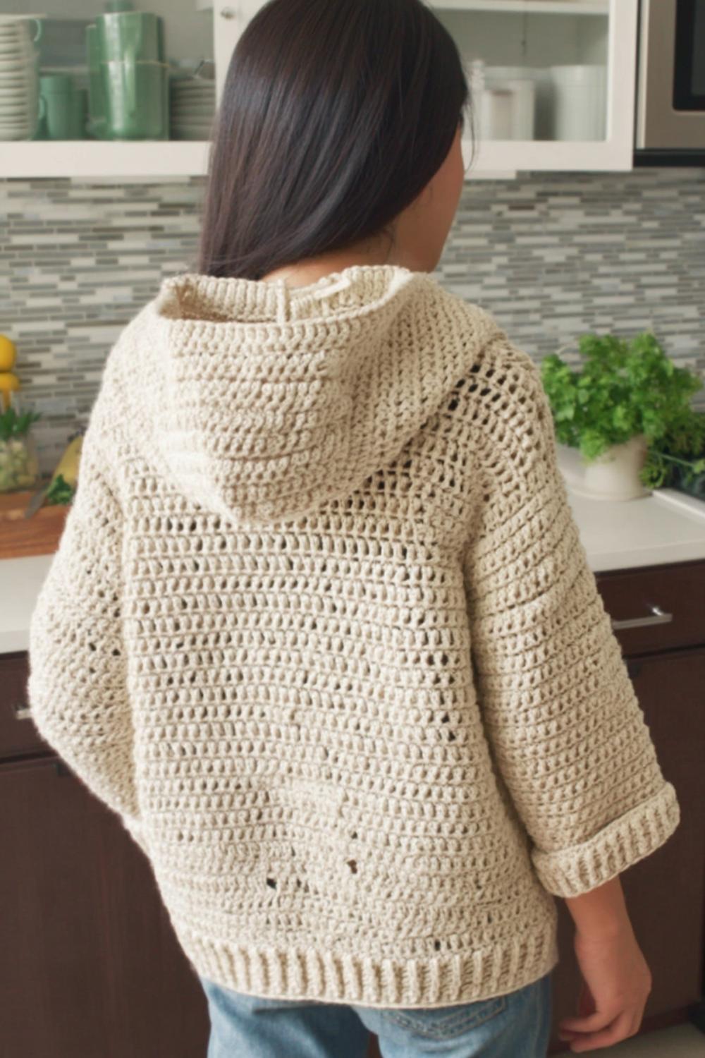 30 Beautiful Crochet Sweater Designs & Tutorials