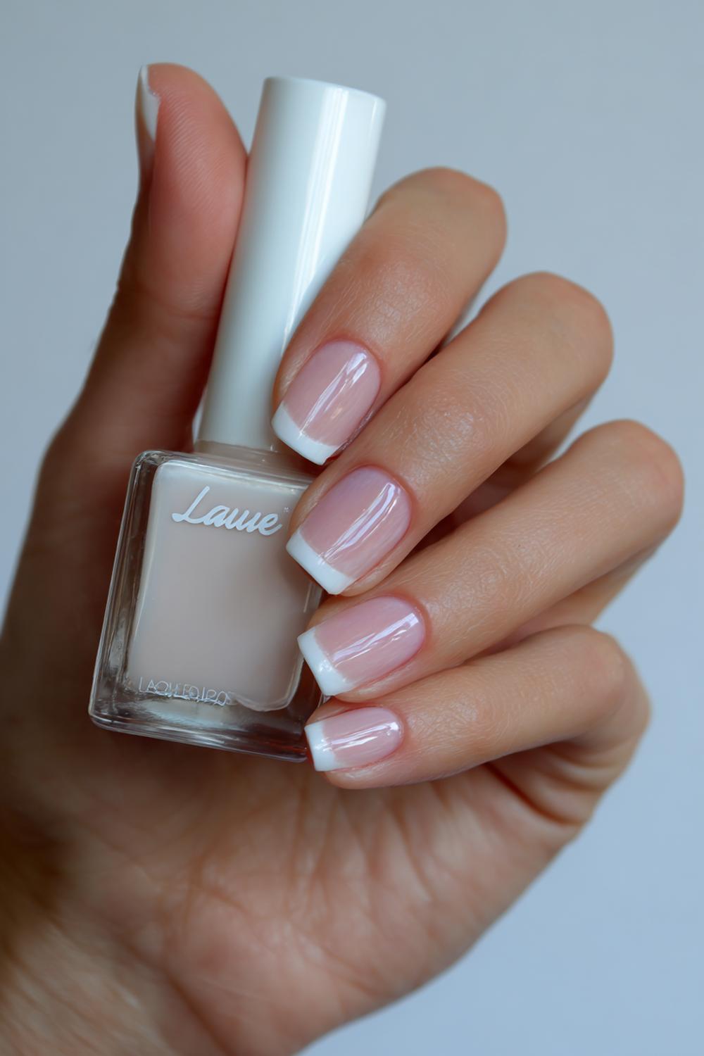 8. Nails No French Tips: Soft White “Cloud” Sheer Layering