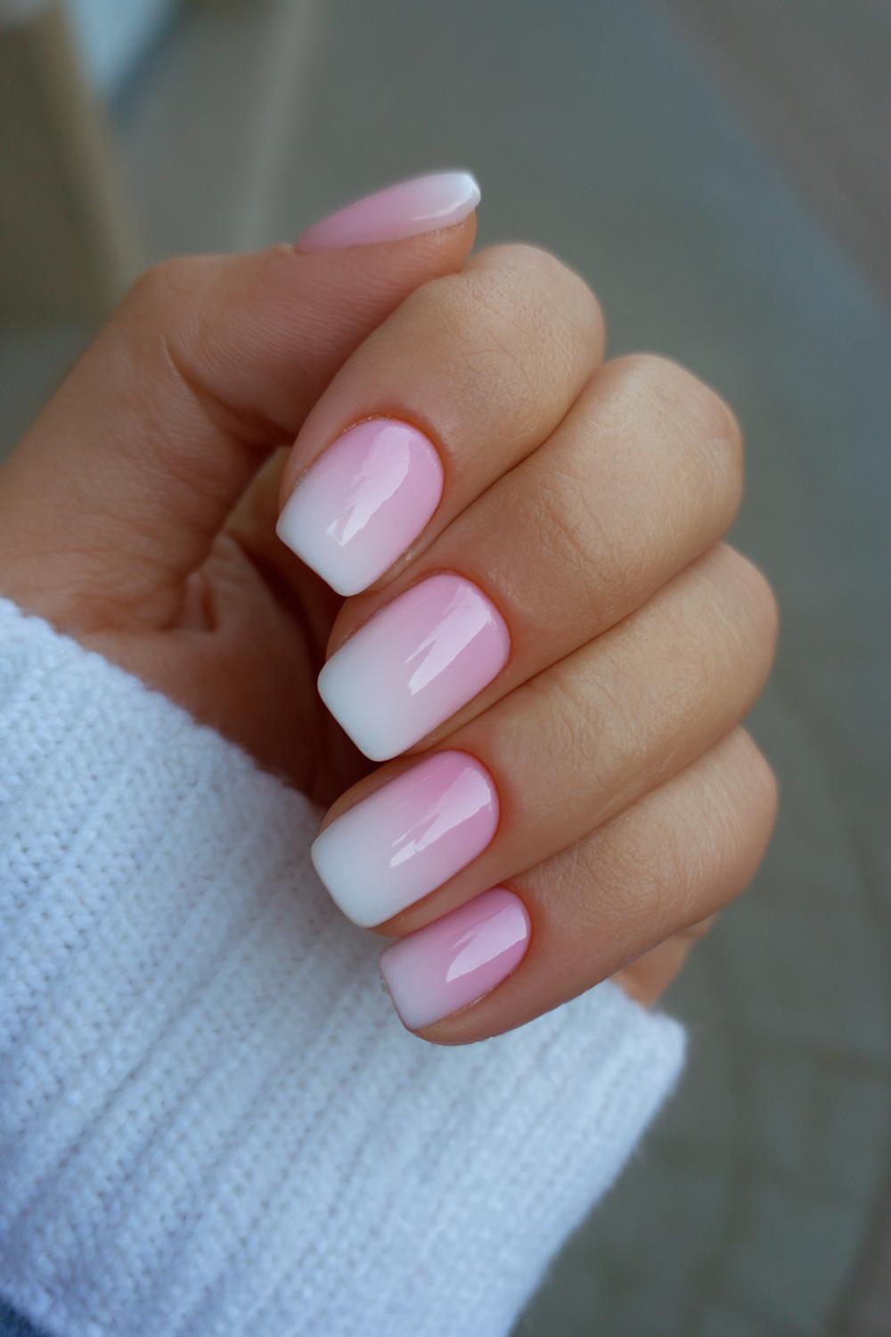 17 Pink And White Nails - Ombre, French & 3D Ideas