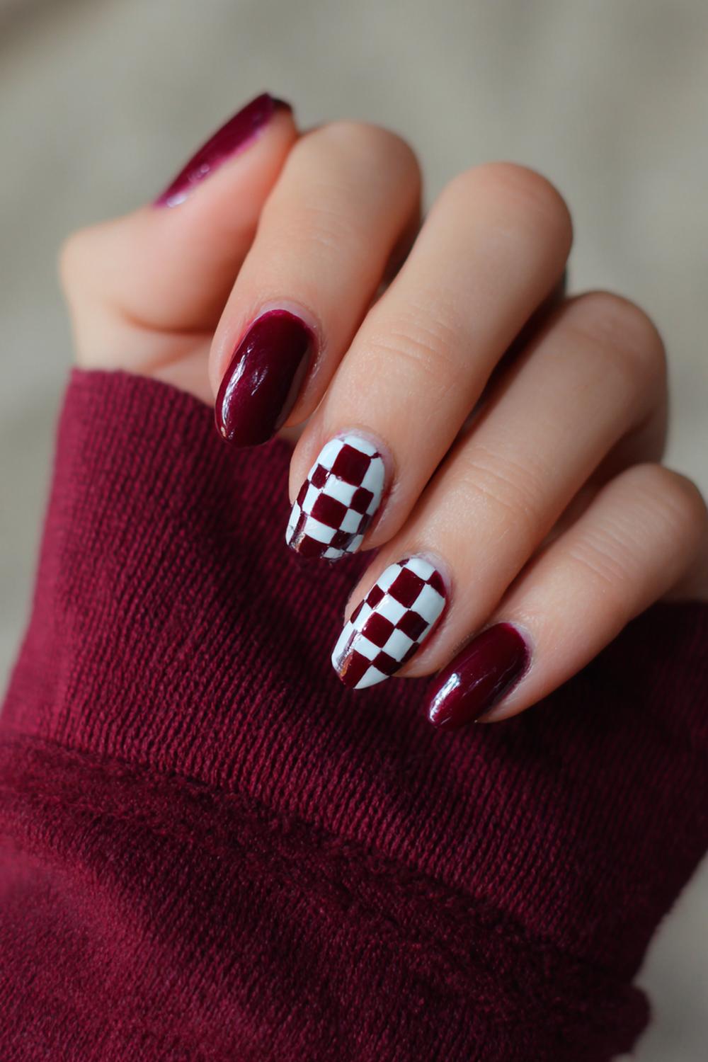 29 Red And Black Nails Ideas - Cherry To Grunge