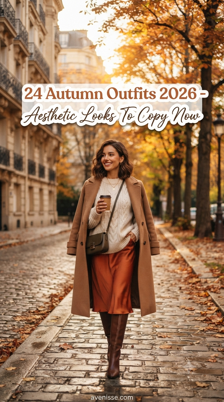 24 Autumn Outfits 2026 - Aesthetic Looks To Copy Now