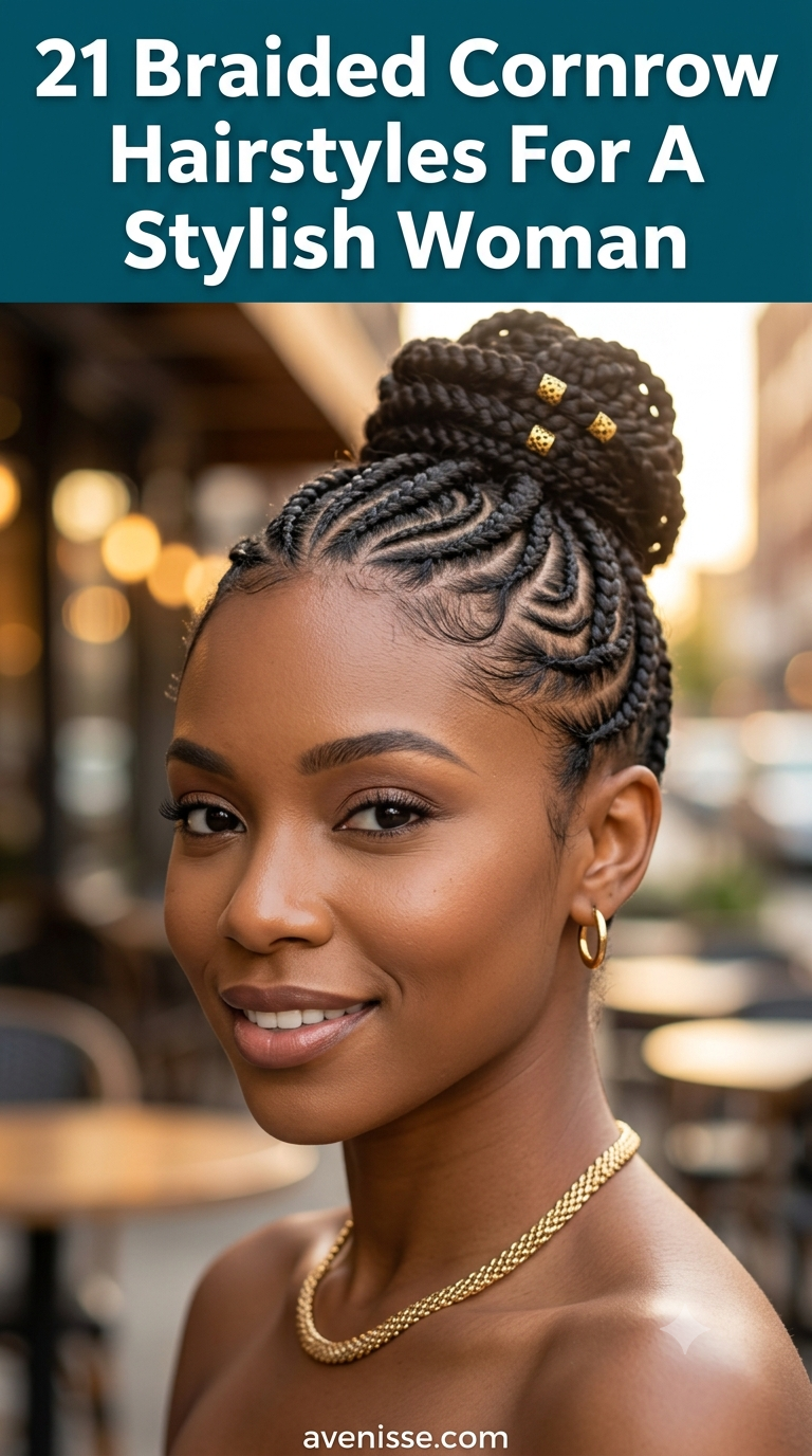 21 Braided Cornrow Hairstyles For A Stylish Woman