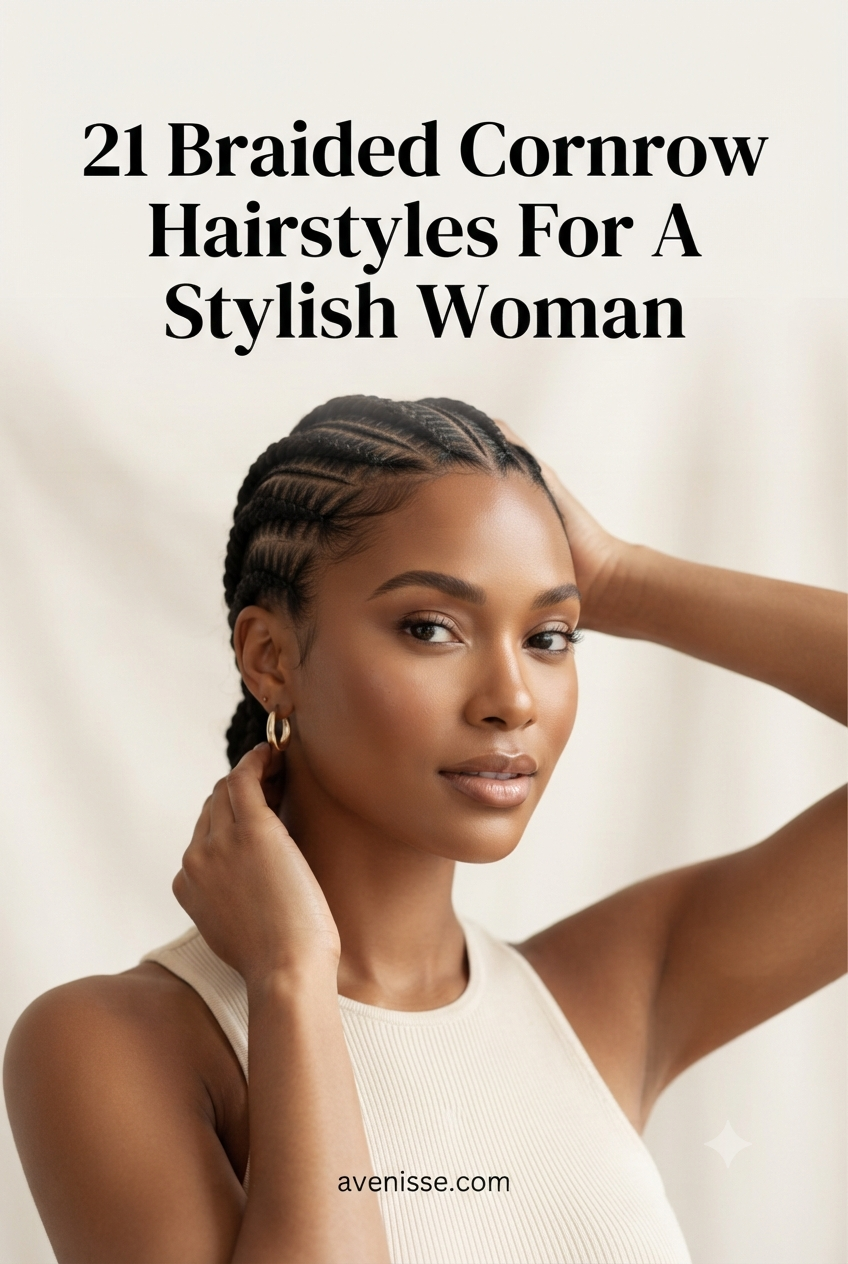 21 Braided Cornrow Hairstyles For A Stylish Woman