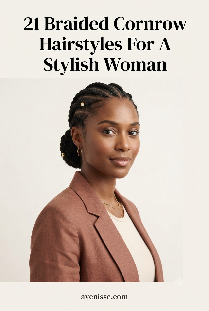 21 Braided Cornrow Hairstyles For A Stylish Woman