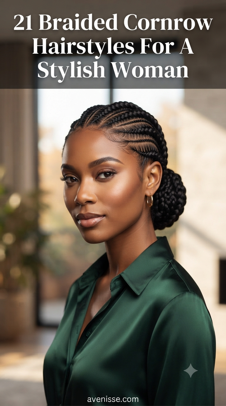 21 Braided Cornrow Hairstyles For A Stylish Woman