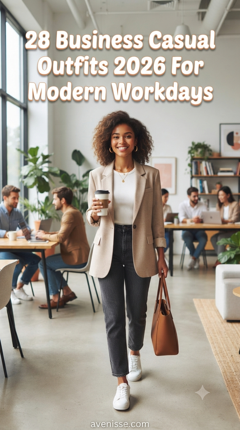 28 Business Casual Outfits 2026 For Modern Workdays
