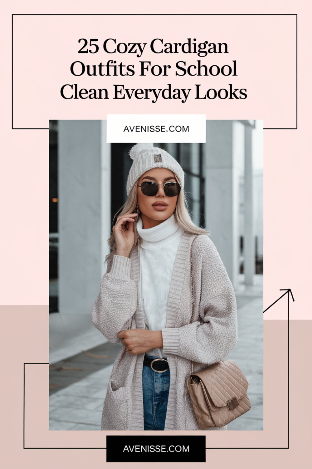 25 Cozy Cardigan Outfits for School Clean Everyday Looks