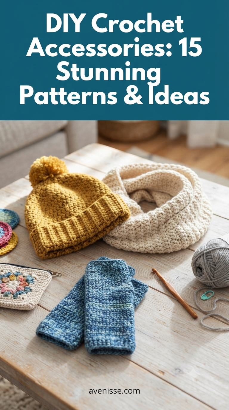 DIY Crochet Accessories: 15 Stunning Patterns & Ideas