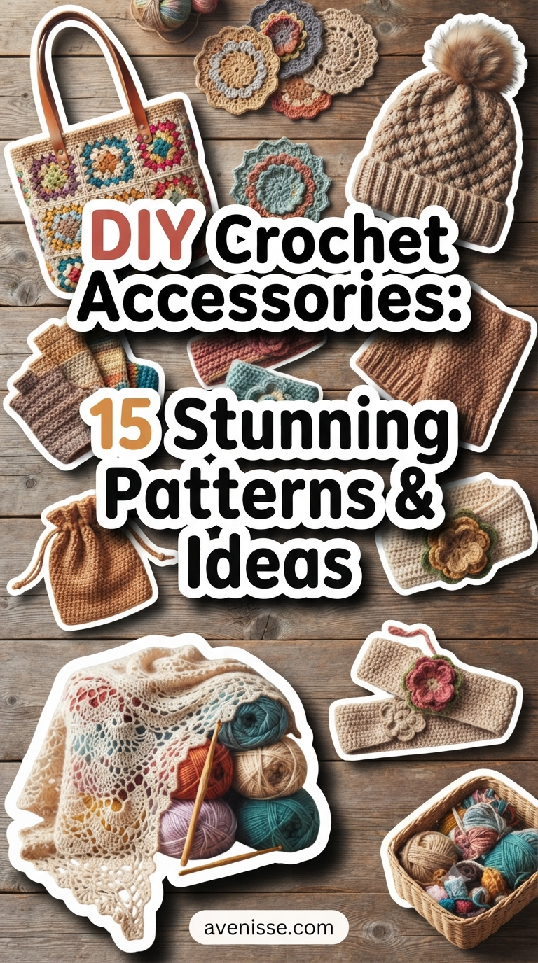 DIY Crochet Accessories: 15 Stunning Patterns & Ideas