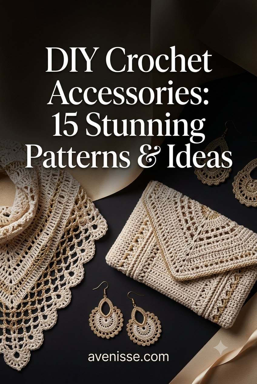 DIY Crochet Accessories: 15 Stunning Patterns & Ideas