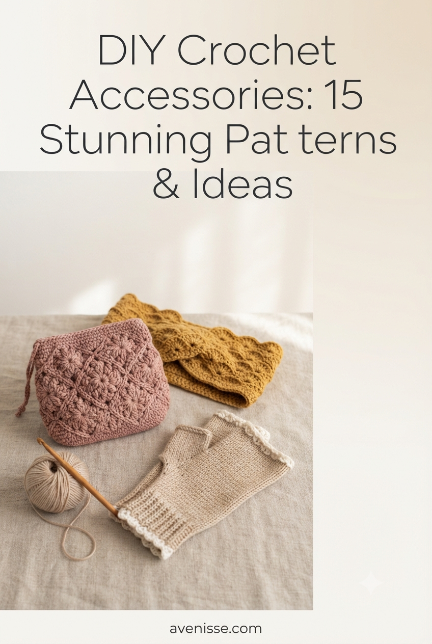DIY Crochet Accessories: 15 Stunning Patterns & Ideas