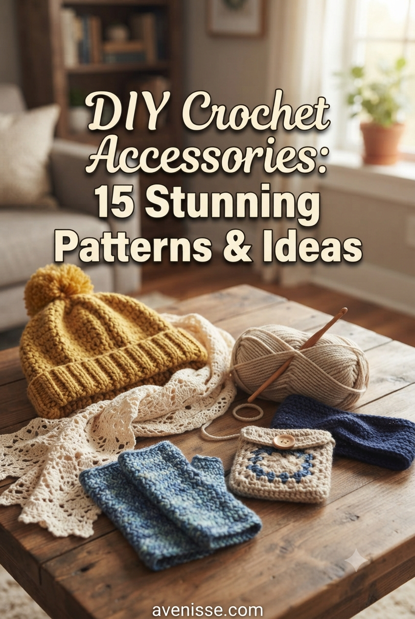 DIY Crochet Accessories: 15 Stunning Patterns & Ideas