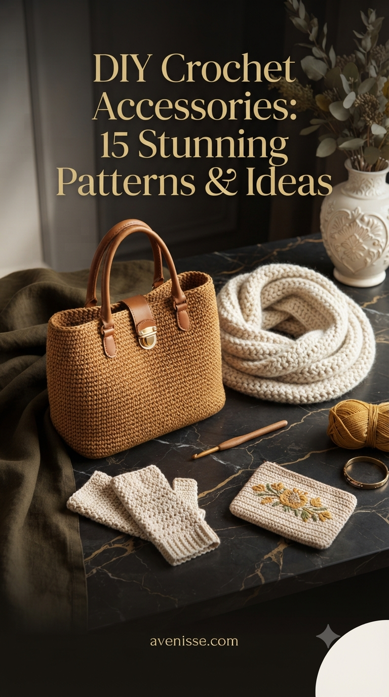 DIY Crochet Accessories: 15 Stunning Patterns & Ideas