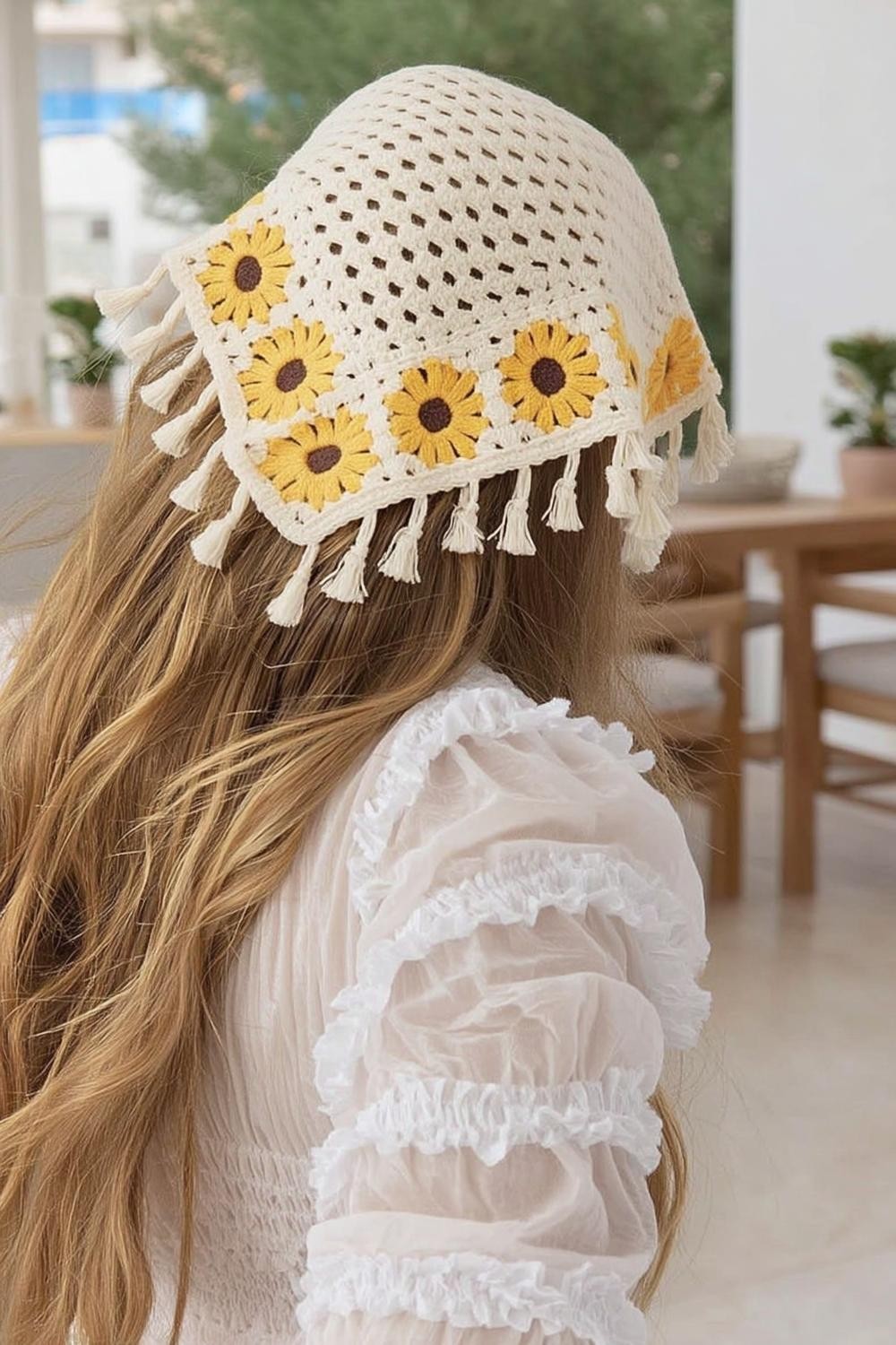 Sunflower Head Kerchief