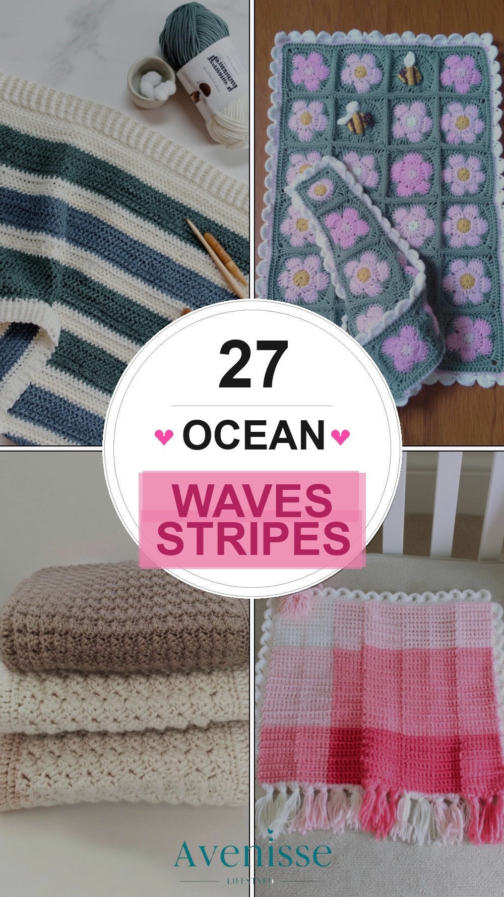 Ocean Waves Stripes