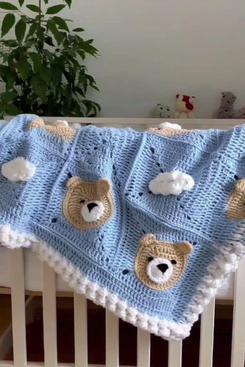 Adorable Bear Baby Blanket