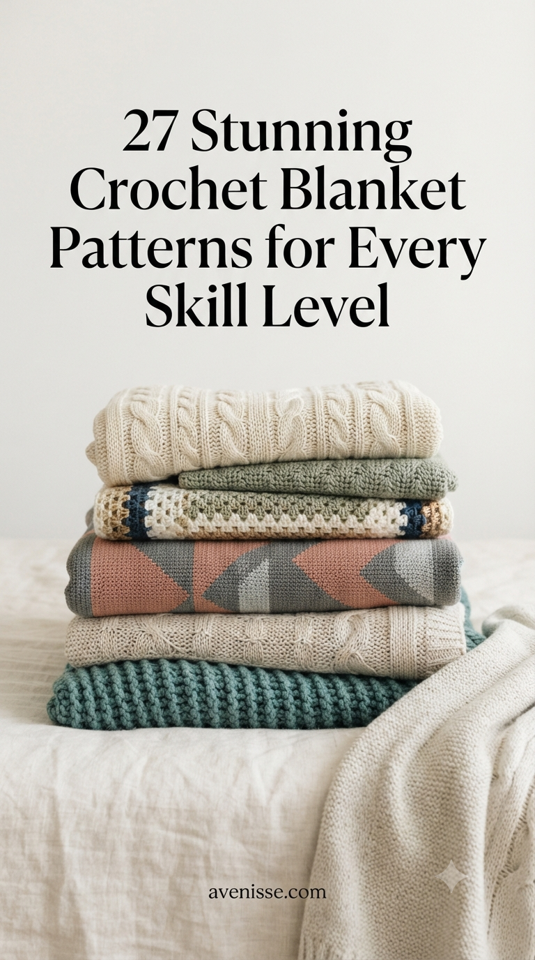 27 Stunning Crochet Blanket Patterns for Every Skill Level