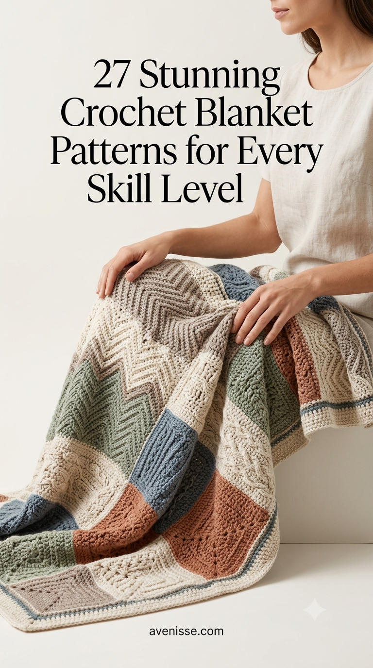27 Stunning Crochet Blanket Patterns for Every Skill Level