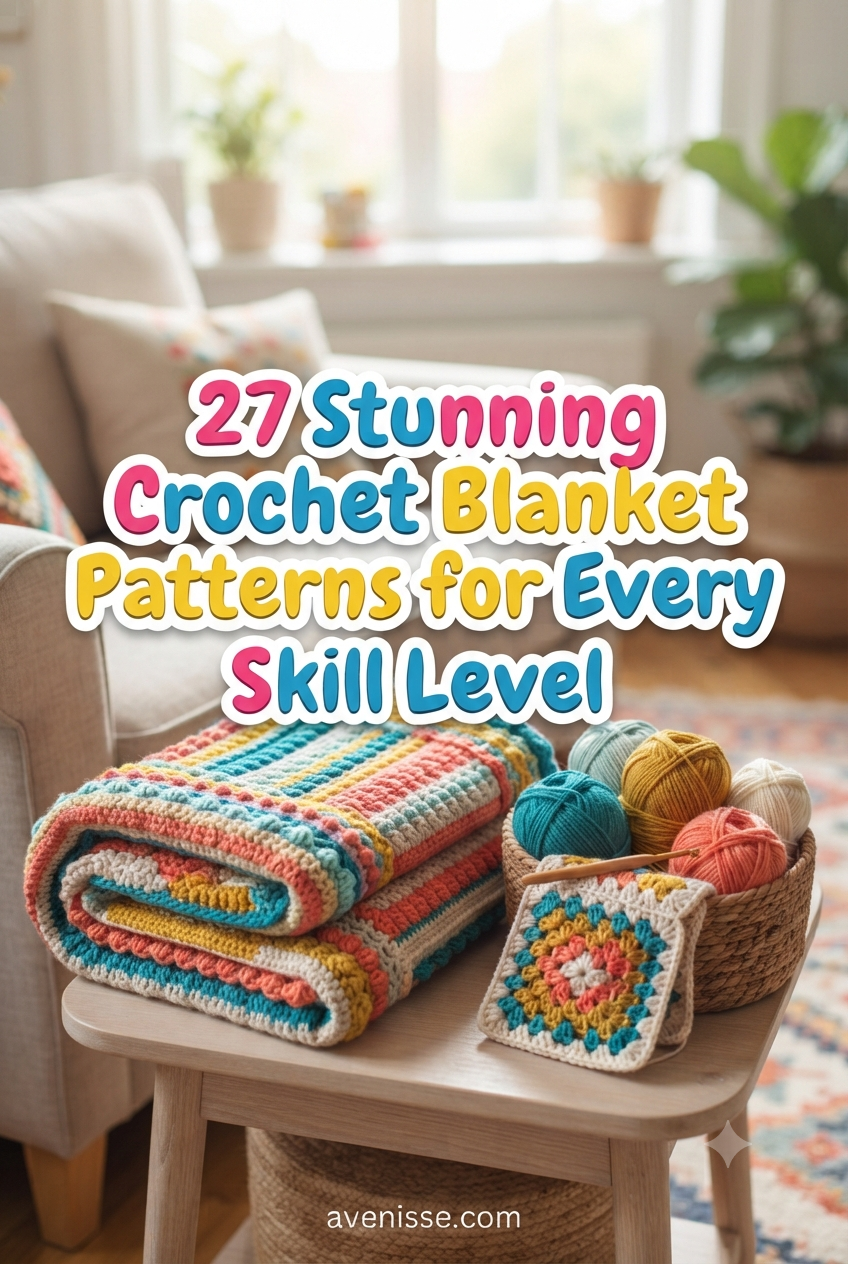 27 Stunning Crochet Blanket Patterns for Every Skill Level
