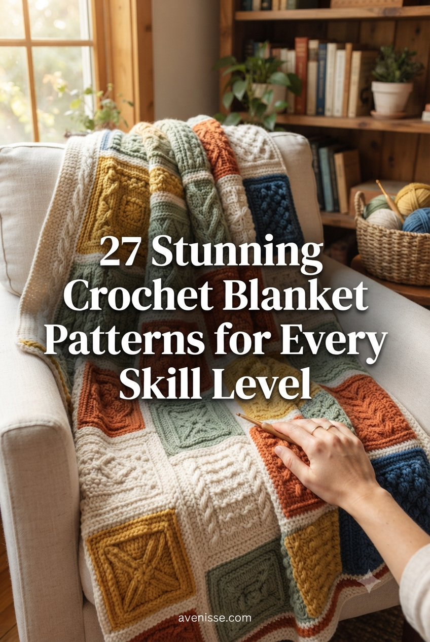 27 Stunning Crochet Blanket Patterns for Every Skill Level