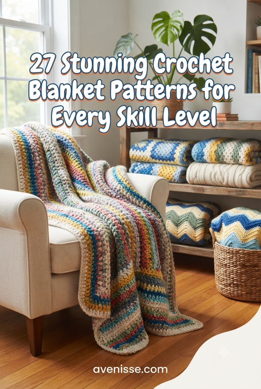 27 Stunning Crochet Blanket Patterns for Every Skill Level