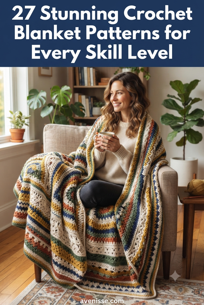 27 Stunning Crochet Blanket Patterns for Every Skill Level