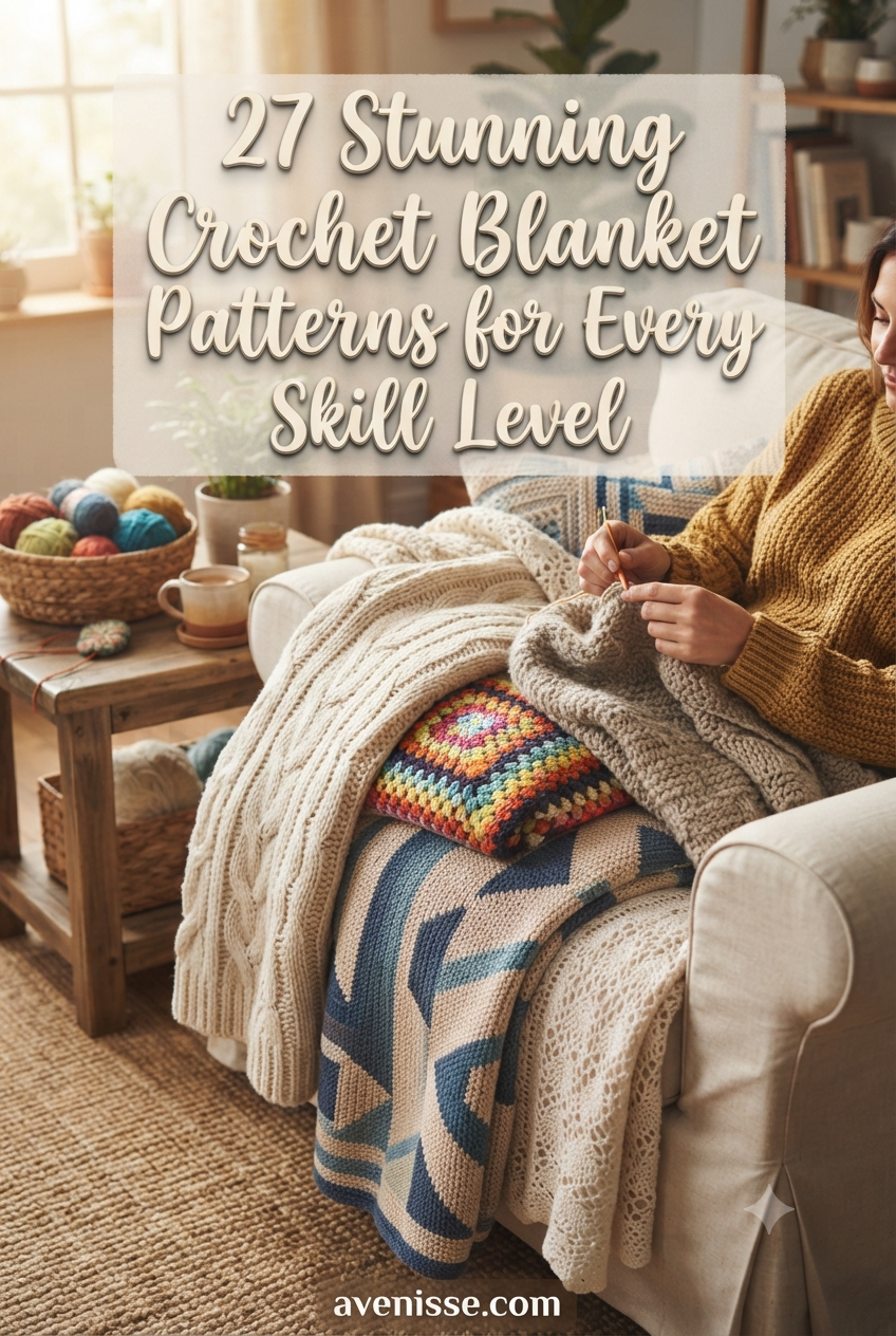 27 Stunning Crochet Blanket Patterns for Every Skill Level
