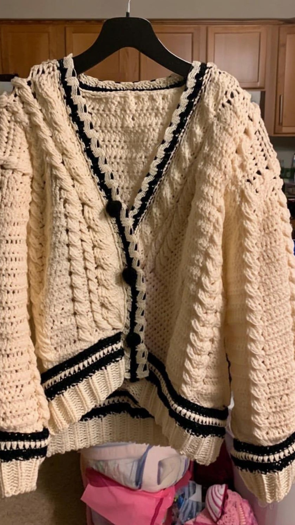 Cream Cable Knit Elegance