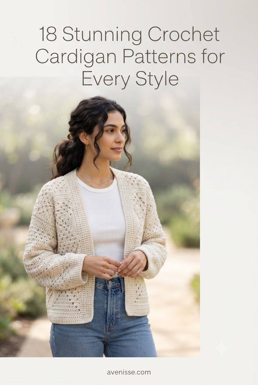 18 Stunning Crochet Cardigan Patterns for Every Style